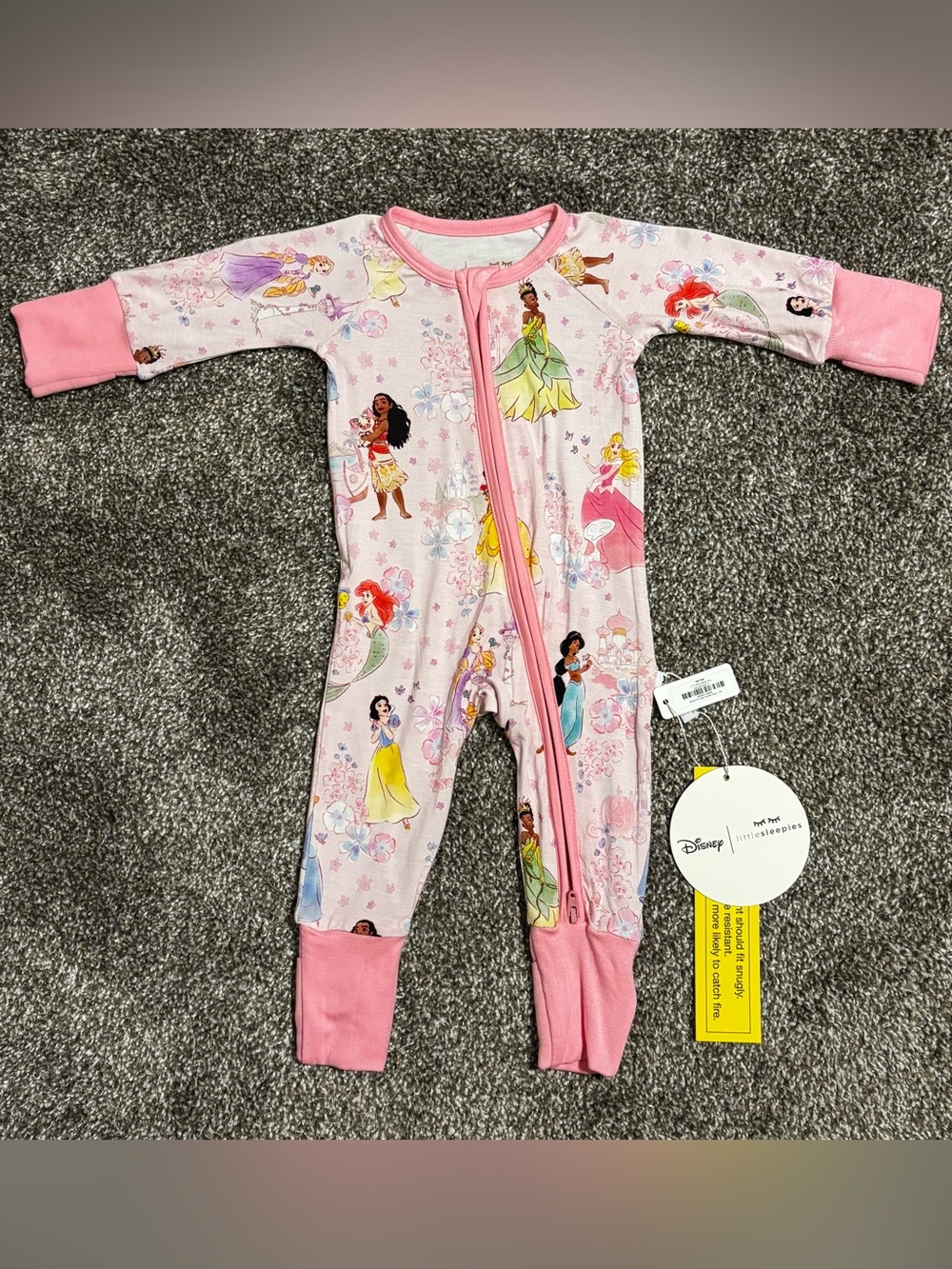 Little Sleepies Disney Princess Garden Zippy
